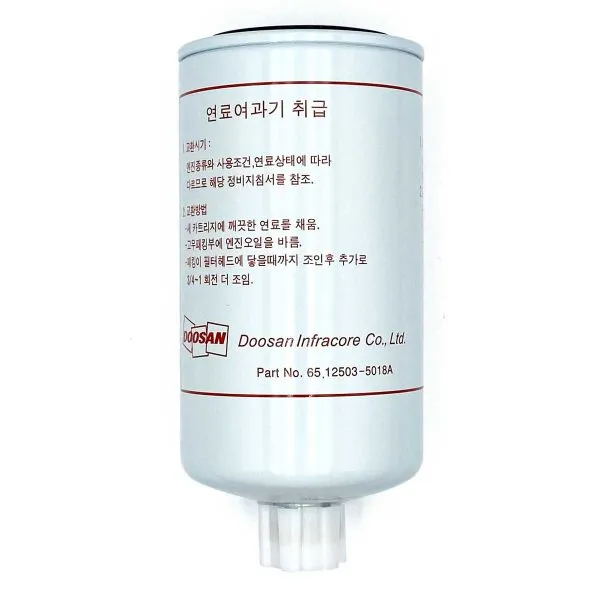 Yanacaq filteri - Doosan - 65.12503-5016B / 65.12503-5018A